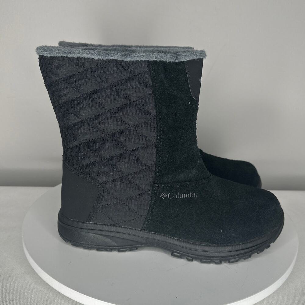 NIB NEW Women's Columbia Ice Maiden Slip III Black SZ 6 Waterproof Winter Boots